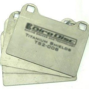 Girodisc Rear Brake Pad Titanium Shields | 1999-2006 Mitsubishi Evo 6-9 (TS2-0961)