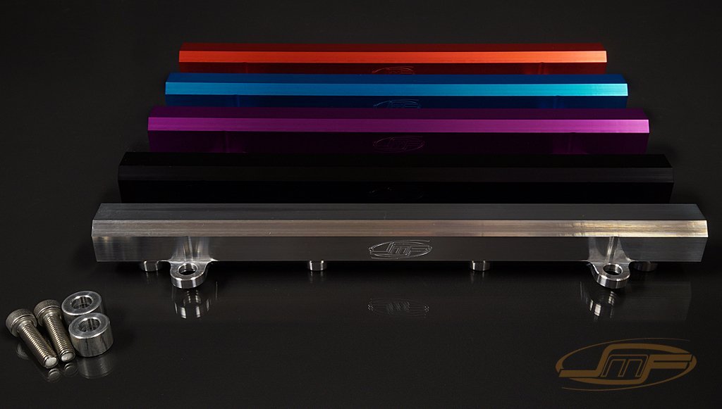 JM Fabrication EVO 10AN Billet Fuel Rail | 2003-2006 Mitsubishi Evo 8/9 (EVO-FUELRAIL)