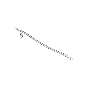 Mitsubishi OEM 61534 Hood Weatherstrip | 2003-2006 Mitsubishi Evo 8/9 (MR525377)