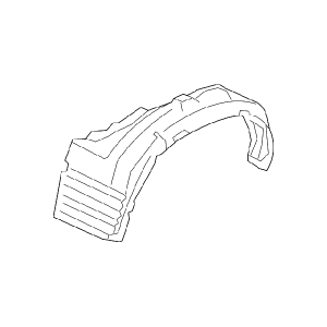 Mitsubishi OEM Front Fender Liner (LH) | 2008-2015 Mitsubishi Evo X (5370A385)