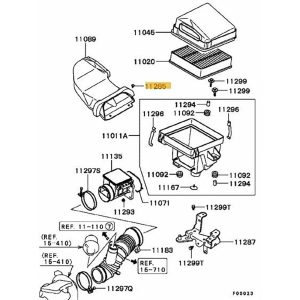 Mitsubishi OEM Splash Shield Clip | 2003-2006 Mitsubishi Evo (MR288150)