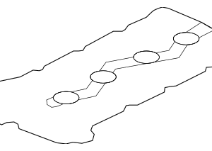 Mitsubishi OEM Valve Cover Gasket | 2008 - 2015 Mitsubishi Evolution X (1035A583)