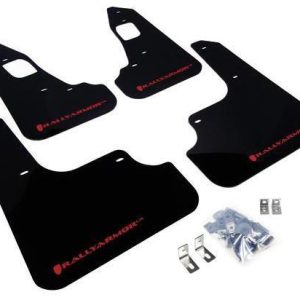 RallyArmor Polyurethane Mud Flaps | 2008-2015 Mitsubishi Evolution X (MF10-UR)