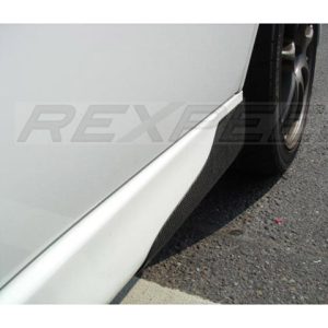 Rexpeed Carbon Fiber Side Spats | 2003-2006 Mitsubishi Evo 8/9 (R01)