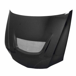 Seibon Carbon Fiber Hood Style OEM | 2003-2006 Mitsubishi Evo 8 & 9 (HD0305MITEVO8-OE)
