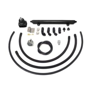 STM -6AN Fuel Feed & Return Kit w/ Rail | 2003-2006 Mitsubishi Evolution 8/9 (STM-EVO89-FFRR)