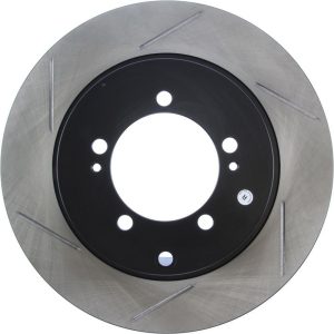 StopTech Sport Slotted Brake Rotor - Rear Right | 2003-2006 Mitsubishi Evo 8/9 (126.46065SR)
