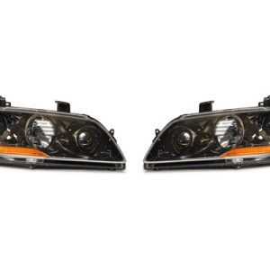Mitsubishi OEM Evo 9 JDM MR NON-HID Headlights (Black Chrome)