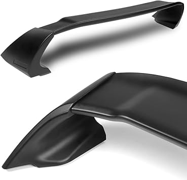 HYPERSPEED Rear Trunk Spoiler Wing Lip Kit – Unpainted Black ABS for 2008–2017 Mitsubishi Lancer Evolution X (Evo 10) - Image 3