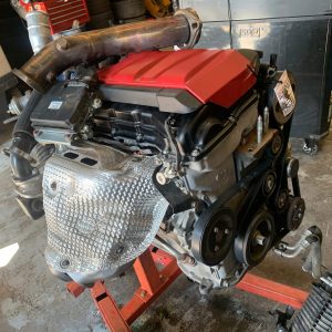 Genuine OEM Mitsubishi Lancer Evolution X (Evo X) 4B11T Complete Used Engine – Tested & Running – 150 PSI Compression