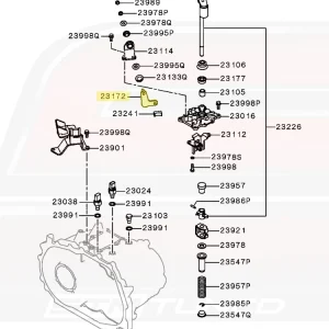 Torque Solution Shifter Cable Bushings – 2008–2009 Mitsubishi Evo X