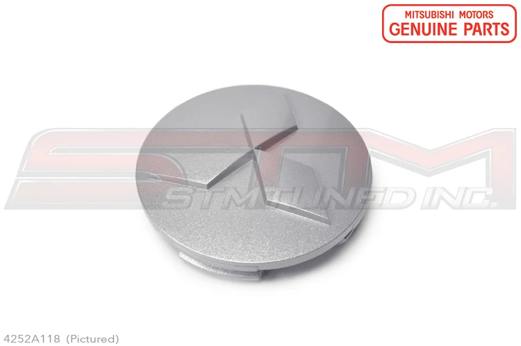Genuine OEM Mitsubishi Wheel Center Cap for Evo 9/X Enkei Wheels (Part #4252A060) - Image 2