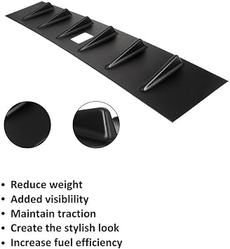 Shark Fin Rear Roof Spoiler Wing Compatible with 2008–2016 Mitsubishi Lancer Evolution X (Evo X) – ABS Plastic Item #: 103474561 - Image 5