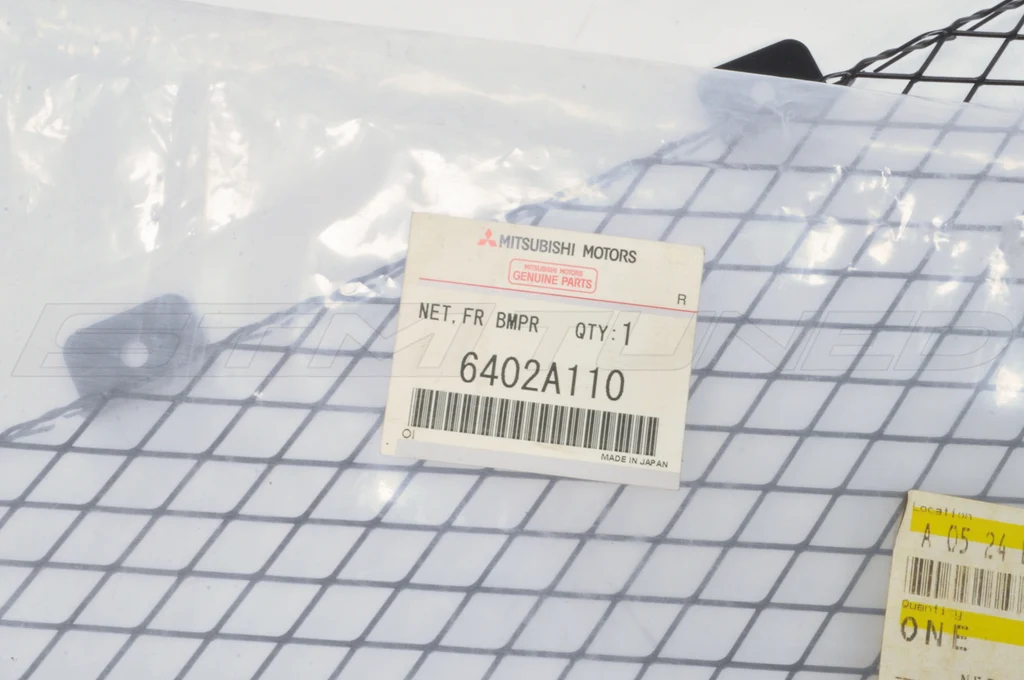 BUY Mitsubishi OEM Front Bumper Intercooler Mesh for Evo X (6402A110), Genuine lower bumper mesh for factory-style fitment and restoration.