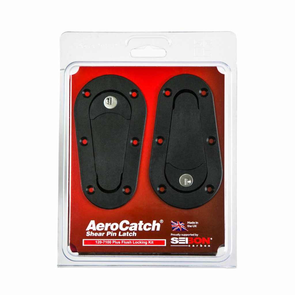 Seibon AeroCatch Plus Flush Hood Latch Kit for Mitsubishi Lancer Evolution VII, VIII & IX - Image 3