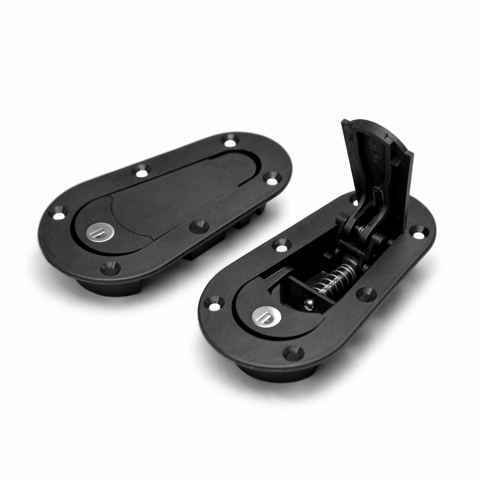 Seibon AeroCatch Plus Flush Hood Latch Kit for Mitsubishi Lancer Evolution VII, VIII & IX - Image 4