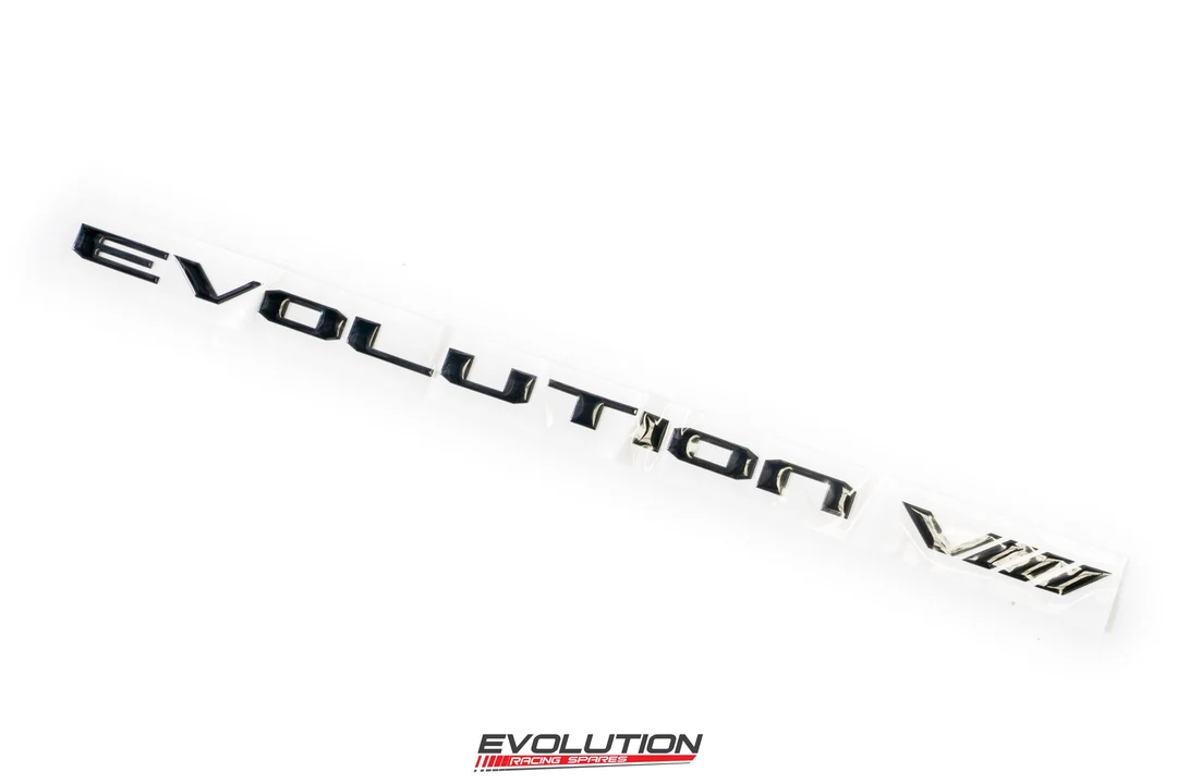Mitsubishi Lancer Evolution VIII & Evo 8 MR Rear Trunk Boot Badge - Image 5