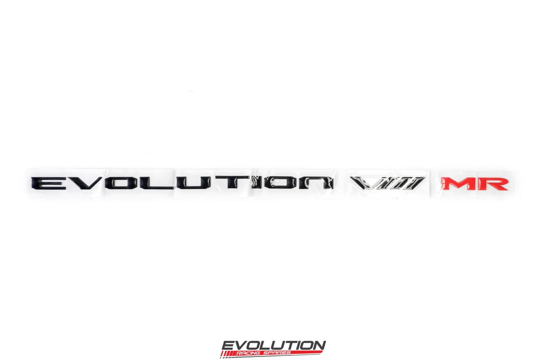 Mitsubishi Lancer Evolution VIII & Evo 8 MR Rear Trunk Boot Badge - Image 4