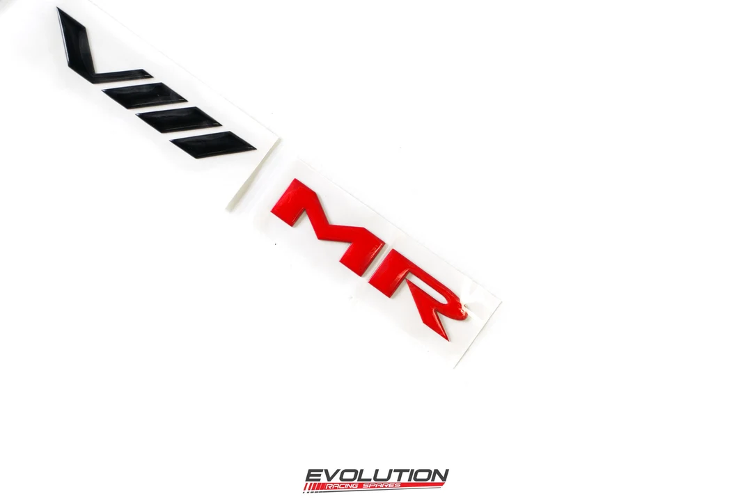 Mitsubishi Lancer Evolution VIII & Evo 8 MR Rear Trunk Boot Badge - Image 6