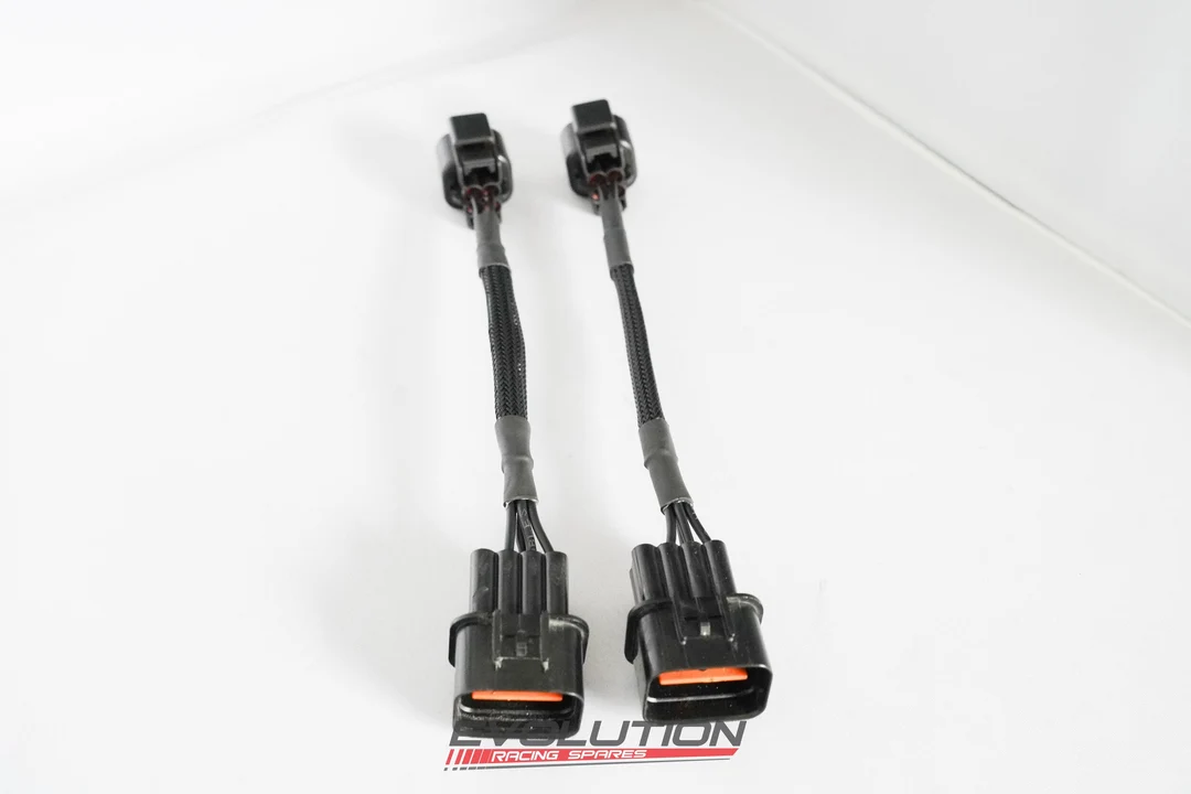 Mitsubishi Evolution 8 to Evolution 9 Headlight Patch Harness Pair - Image 2