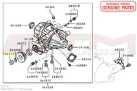 Mitsubishi OEM Rear Diff / Driveshaft / 1G Axle Nut – Evo 4-9/X/DSM/3S (MA143517) - Image 12