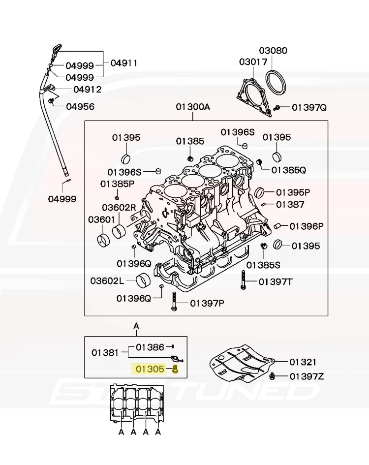 Mitsubishi OEM Engine Oil Jet Check Valve for Evo 7/8/9/X (MD372046) - Image 2