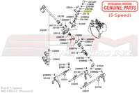 Mitsubishi OEM 5-Speed Gearshift Equipment Bushing for Evo 4–X (MD748352) - Image 3