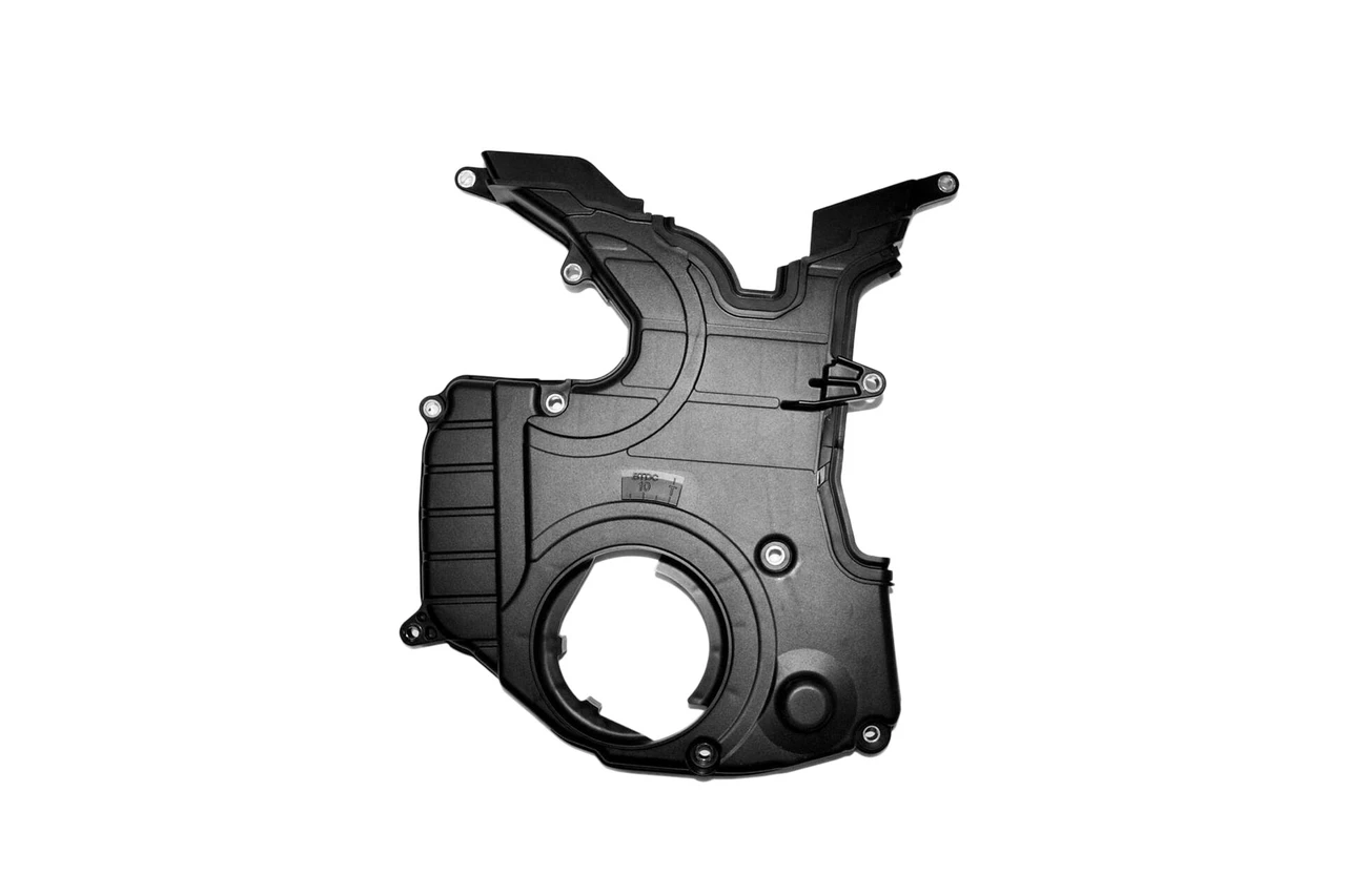 BUY OEM Mitsubishi Lower Timing Cover for Evo 8/9, Genuine replacement timing cover designed to protect the 4G63 engine timing components.