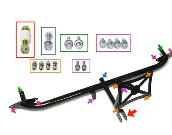 Buy STM Evo 7/8/9 Parachute Mount Kit online for CT9A drag builds, Shop bolt-on chromoly parachute mounts with Stroud chute included.