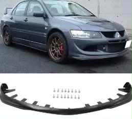Buy Mitsubishi EVO 8 front bumper lower plate MN126772, genuine OEM Mitsubishi replacement for 2003–2005 Evolution VIII and Evo 8 MR.