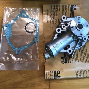 Buy Mitsubishi OEM Water Pump for Evo 8 (1300A065) for the CT9A 4G63, Genuine replacement with gasket and water pipe O-ring.