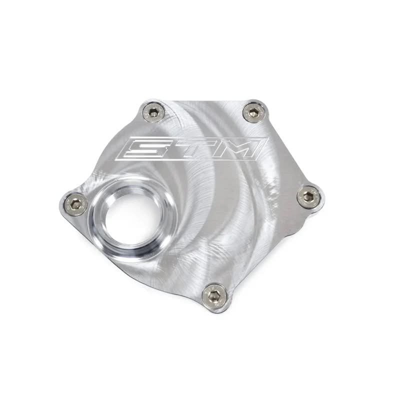 Buy STM Water Pump Bypass for Evo 8/9 (EVO89-WPB) with -16ORB outlet, 6061 billet aluminum bypass for electric water-pump conversions.
