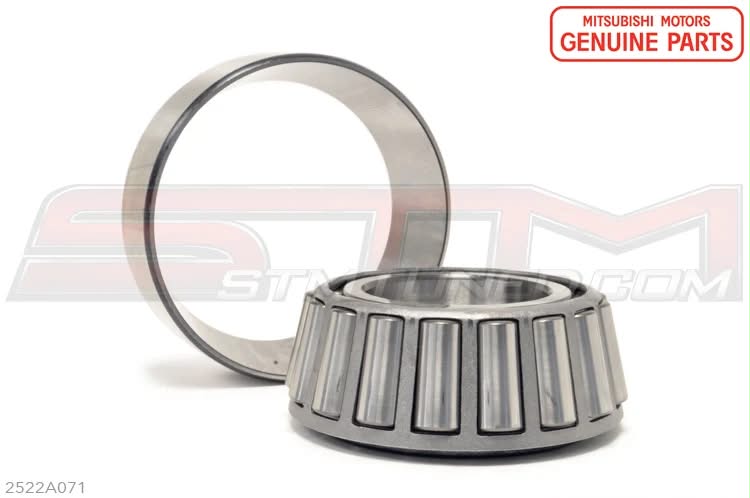 Buy Mitsubishi OEM M/T Output Shaft Bearing Evo X 2522A071 online, Shop the genuine manual transmission output shaft bearing for Evo X.