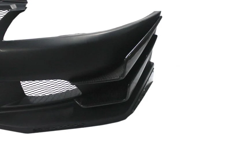 VT Street Ver.1 Front Bumper w/ 4-Piece Canards | 2004–2007 Mitsubishi Lancer Evolution VIII & IX - Image 4