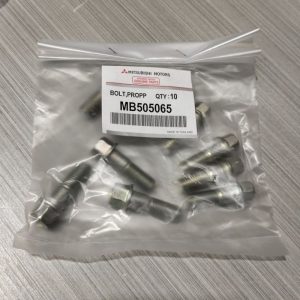 Buy Mitsubishi OEM Driveshaft Bolt for Evo X MB505065 online, Genuine M10x28 propeller shaft bolt for 2008–2015 Evolution X models.