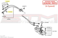 Mitsubishi OEM Shifter Cable Bracket Clip – Evo 8/9 (MR453669) - Image 4