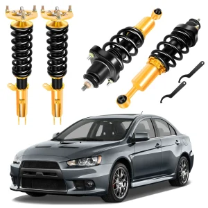 Buy 2008–2016 Mitsubishi Lancer Adjustable Height Coilover Kit for compatible models, Check fitment and shop online today.