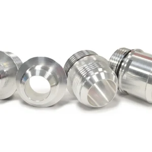Buy STM Billet Water Neck Replacement Fitting for Evo 8/9 with 35mm, -10AN, -12AN and -16AN options, Replace or upgrade your STM water neck setup.