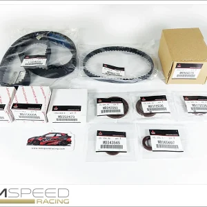 OEM Mitsubishi Evo 9 Timing Belt Kit for the 4G63 engine, Shop genuine OEM timing belt components online with worldwide shipping from EvomotorParts.