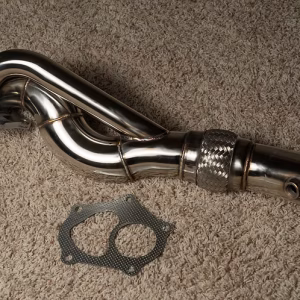 Buy Chag Spec Recirculated Downpipe Evo X online for 2008-2015 4B11T models, Shop Mitsubishi Evo X performance exhaust parts at Evomotorparts.