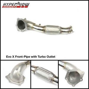 Buy HYPERFLOW 3 Inch Downpipe Evo X with casting elbow for the 4B11T, Shop this 3-inch performance downpipe online at evomotorparts.com.