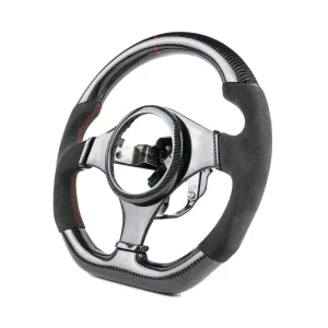 Buy an Evo Carbon Steering Wheel online for your Mitsubishi Evolution 7, 8 or 9, Shop OEM-style carbon fibre steering wheels at Evomotorparts.
