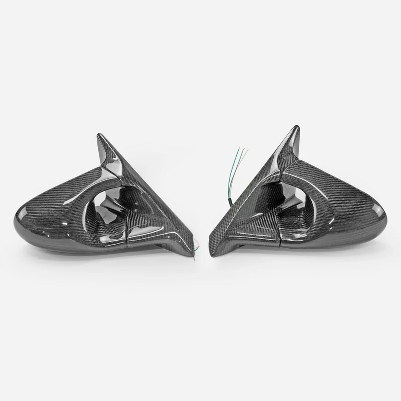 Carbon Fibre Ganador Style Electric Side Mirrors for Mitsubishi Lancer Evolution X - Image 2