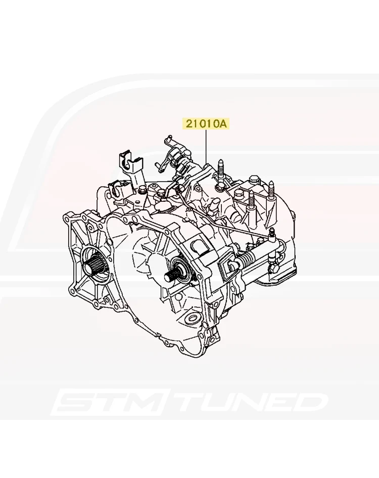 Mitsubishi OEM Transmission for Evo 8/9 MR 6-Speed — MN132225 - Image 3