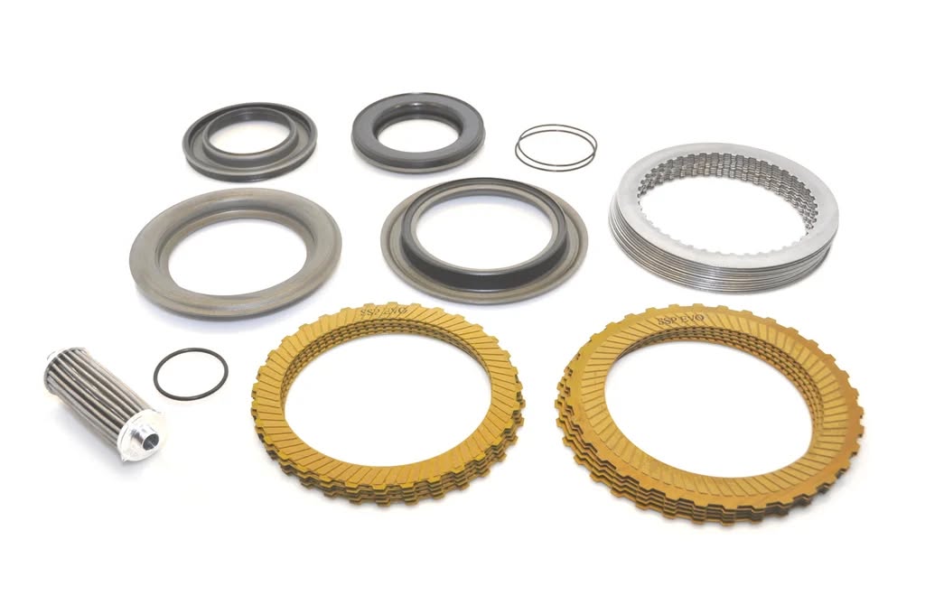 Buy SSP Evo X MR SST Transmission Street Package online, Shop upgraded DCT470 clutch, seals and stainless filter packages for Evo X MR.