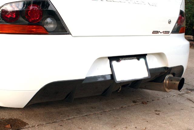 OEM Style Rear Bumper Rear Diffuser for 2006-2007 Mitsubishi Evolution 9 JDM - Image 4