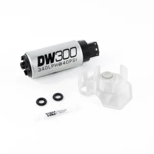 Buy the Evo X 340LPH fuel pump from DeatschWerks, Includes the 9-1026 install kit for selected Mitsubishi, Mazda and Honda models.