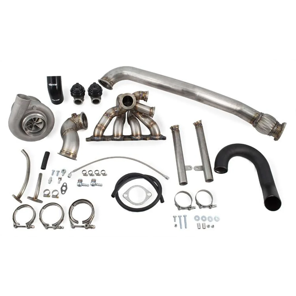 Buy the ETS forward facing kit for your 2003–2006 Mitsubishi Evo 8/9, Compare turbo options and flange configurations before ordering online.