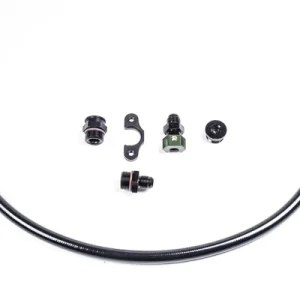Buy the Radium Engineering Evo X Fuel Plumbing Kit for 2008–2015 Mitsubishi Evolution X models, Includes PTFE hose fittings and OEM regulator adapter.